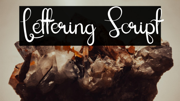 Lettering Script Example 2
