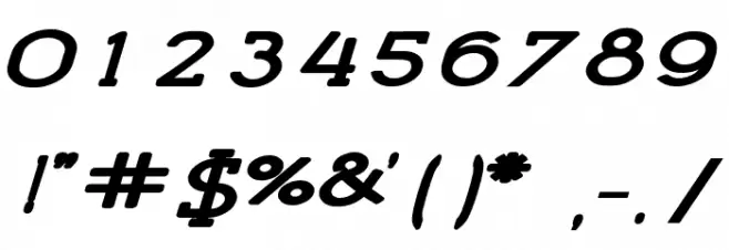 Lettering Set New Italic Font OTHER CHARS