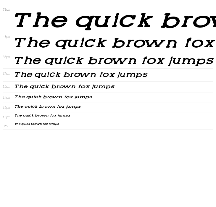 Lettering Set New Italic Waterfall