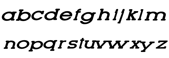 Lettering Set New Italic Font LOWERCASE