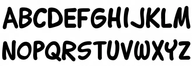 Lettering1 Bold خط أحرف كبيرة
