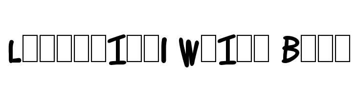 Lettering1 Weird Bold Font