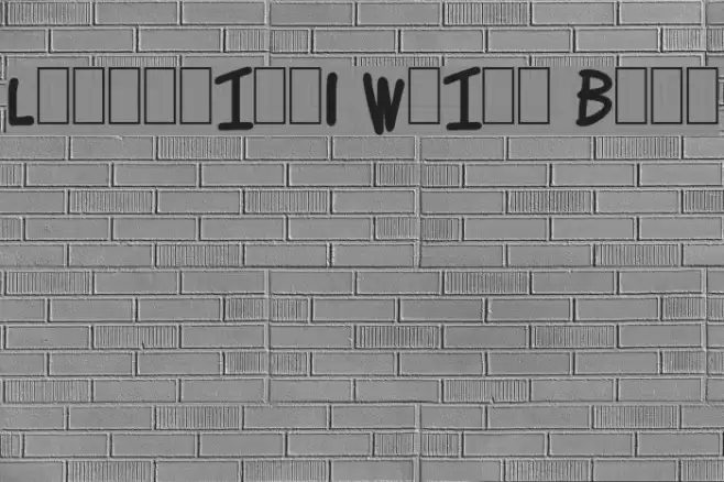 Lettering1 Weird Bold خط examples