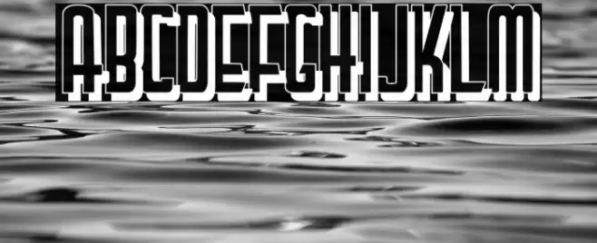 LetteringDecoShadow Font examples