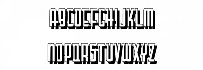 LetteringDecoShadow Fuentes MINÚSCULAS