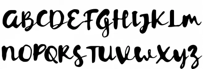 Letterink Demo Schriftart Groß