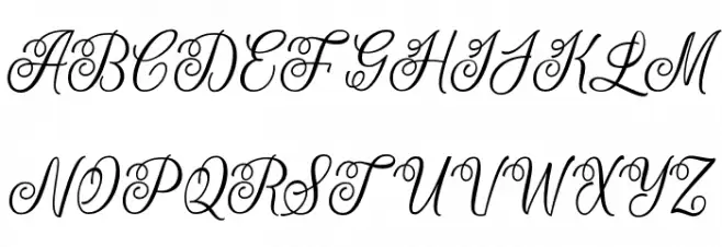 Letterline フォント 大文字