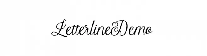 LetterlineDemo  Скачать бесплатные шрифты