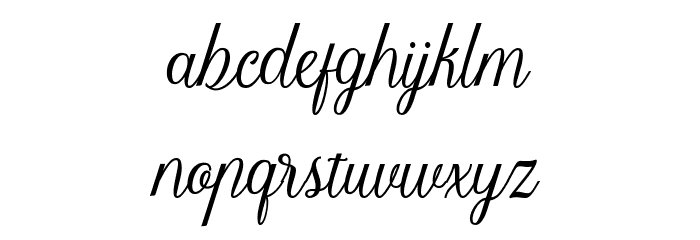 LetterlineDemo Font LOWERCASE