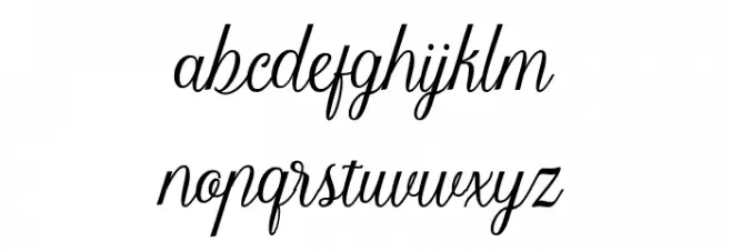 LetterlineDemo フォント 小文字