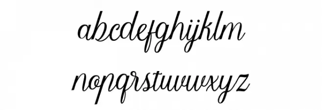 Letterline Caratteri MINUSCOLO