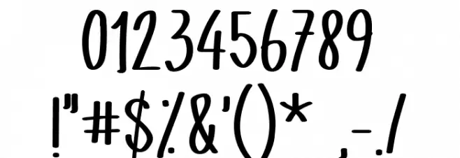 Letternesia Font OTHER CHARS