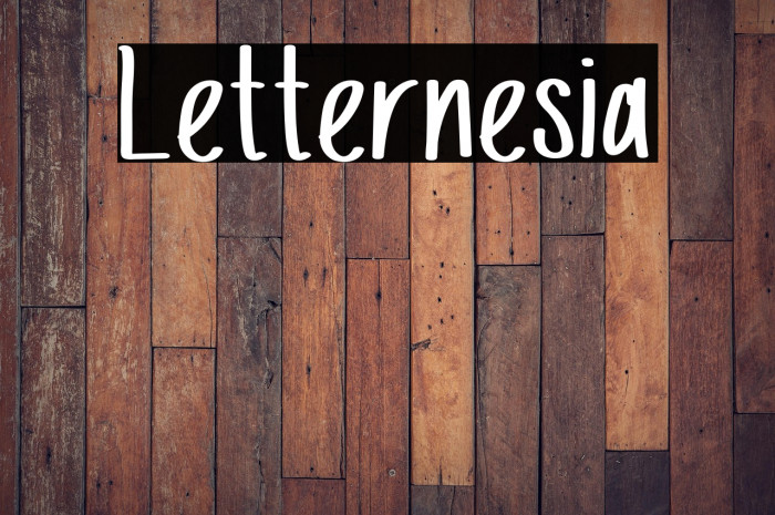 Letternesia Example 1