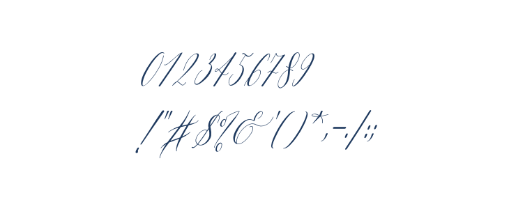 Letternisa Slant Other Characters