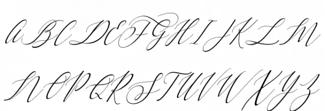 Letternisa Slant Fonte MAIÚSCULAS
