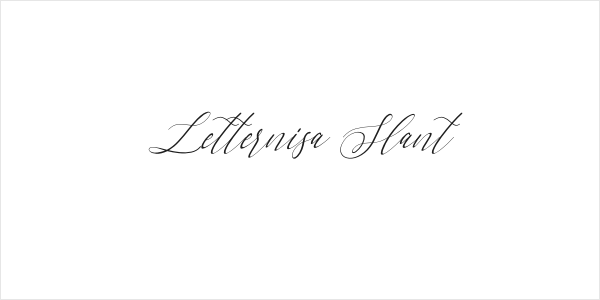 Letternisa Slant Logo