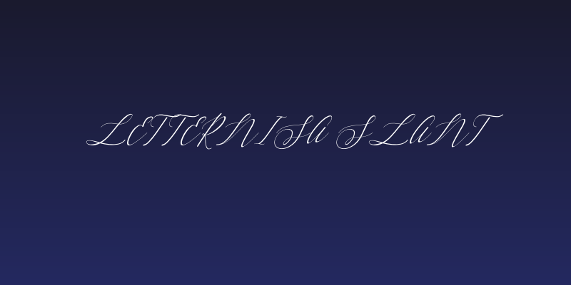 Letternisa Slant Social Header