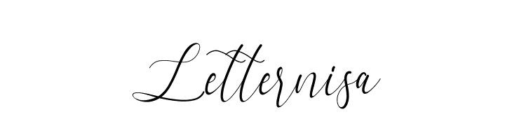 Letternisa  font caratteri gratis