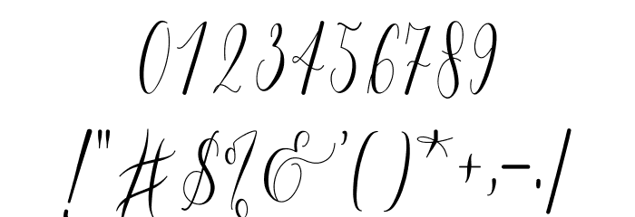 Letternisa Font OTHER CHARS