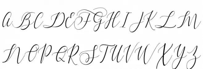 Letternisa Schriftart Groß