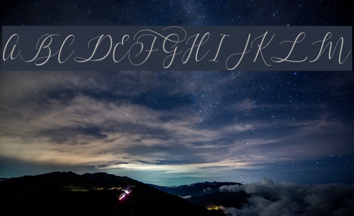 Letternisa Font examples