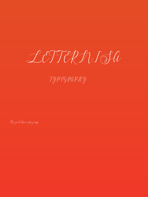 Letternisa Poster