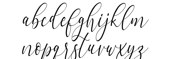 Letternisa Font LOWERCASE
