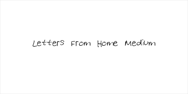 Letters From Home Medium Logo