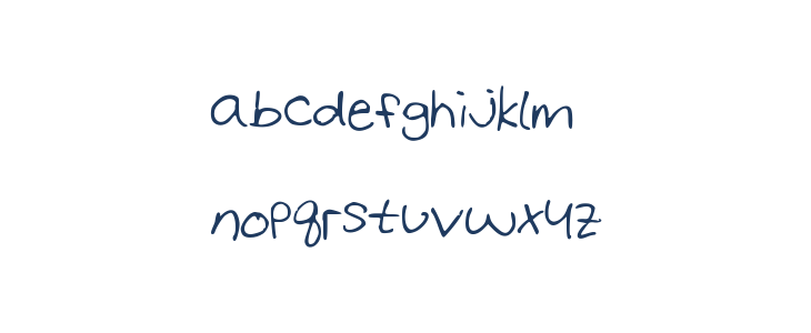 Letters From Home Medium Lowercase