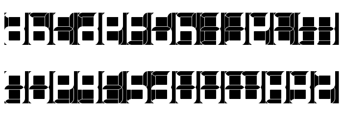 Letters Laughing Dissection and Destruction Font LOWERCASE