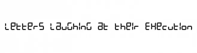 Letters Laughing at their Execution  Fuentes Gratis Descargar
