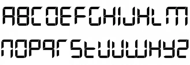 Letters Laughing at their Execution Caratteri MAIUSCOLE