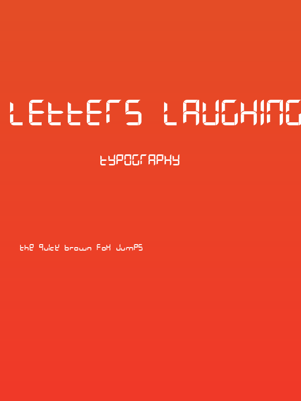Letters Laughing at their Execution Poster