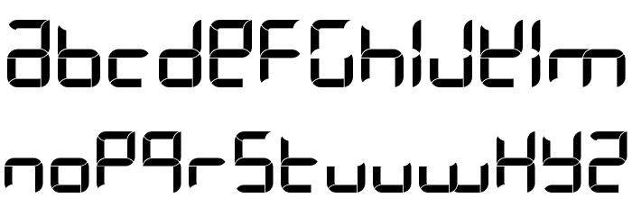 Letters Laughing at their Execution Font LOWERCASE