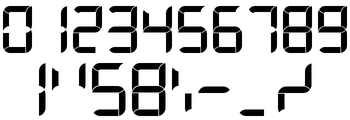 Letters Laughing by Quantized and Calibrated Font OTHER CHARS