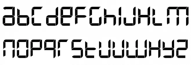 Letters Laughing by Quantized and Calibrated Schriftart Groß