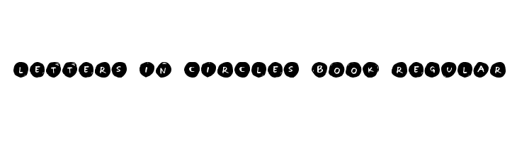 Letters in Circles Book Regular  font caratteri gratis