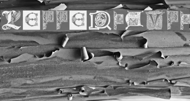 LettersBats Font examples