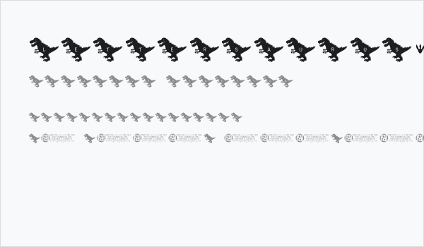 Lettersaurus*Rex Regular Business Card