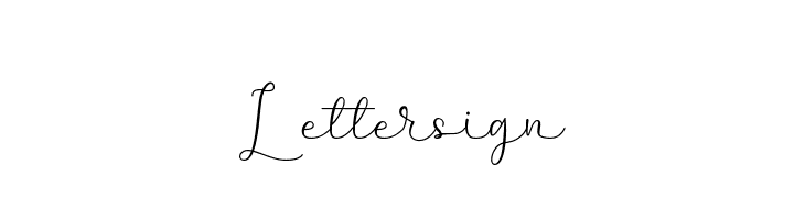 Lettersign  font caratteri gratis