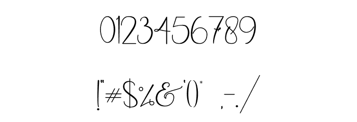 Lettersign Font OTHER CHARS