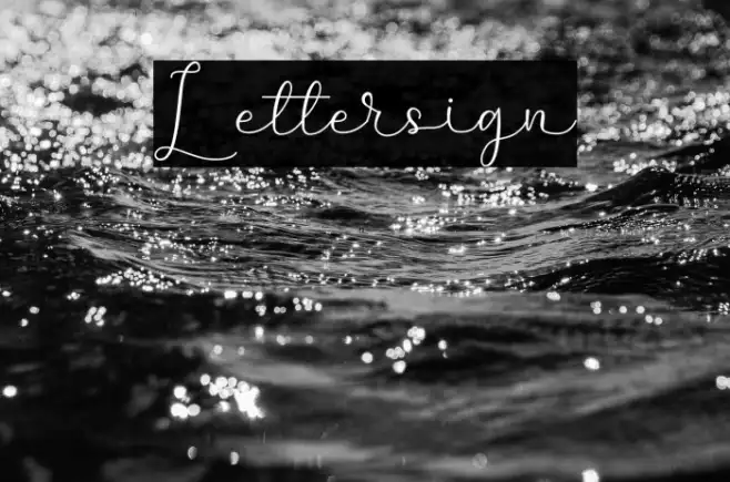 Lettersign Example 1