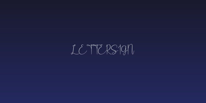 Lettersign Social Header