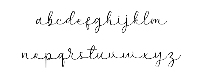 Lettersign Font LOWERCASE