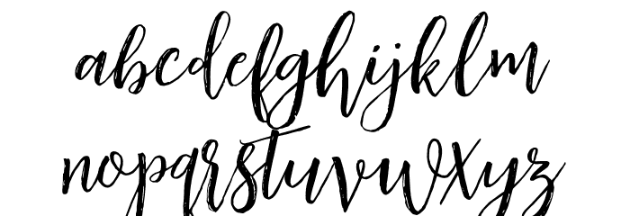 Lettersmith Font LOWERCASE