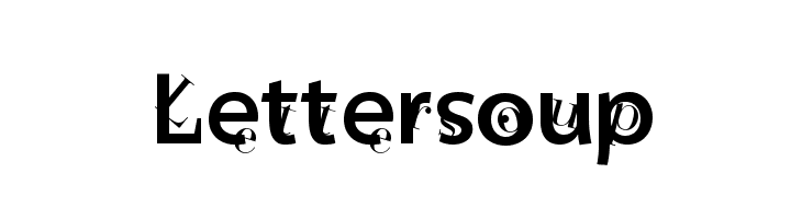 Lettersoup Font