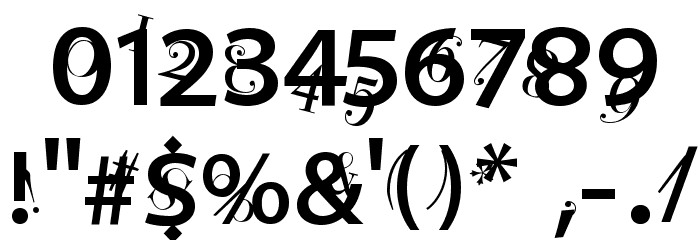 Lettersoup Font OTHER CHARS