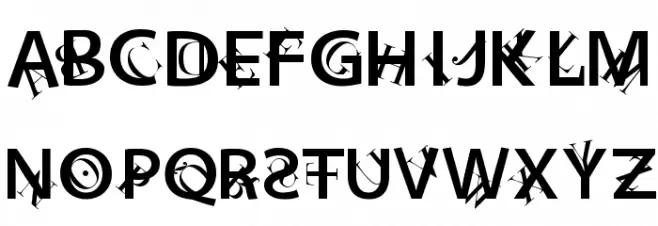 Lettersoup フォント 大文字