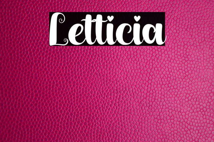 Letticia Example 1