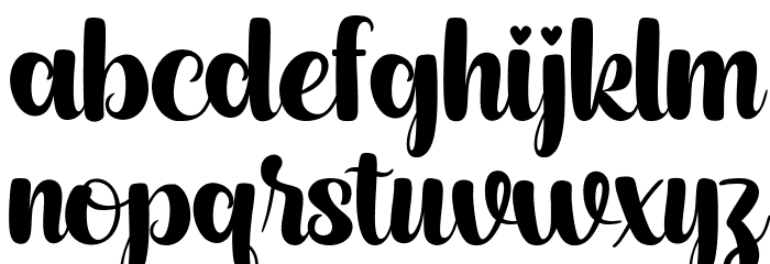 Letticia Font LOWERCASE
